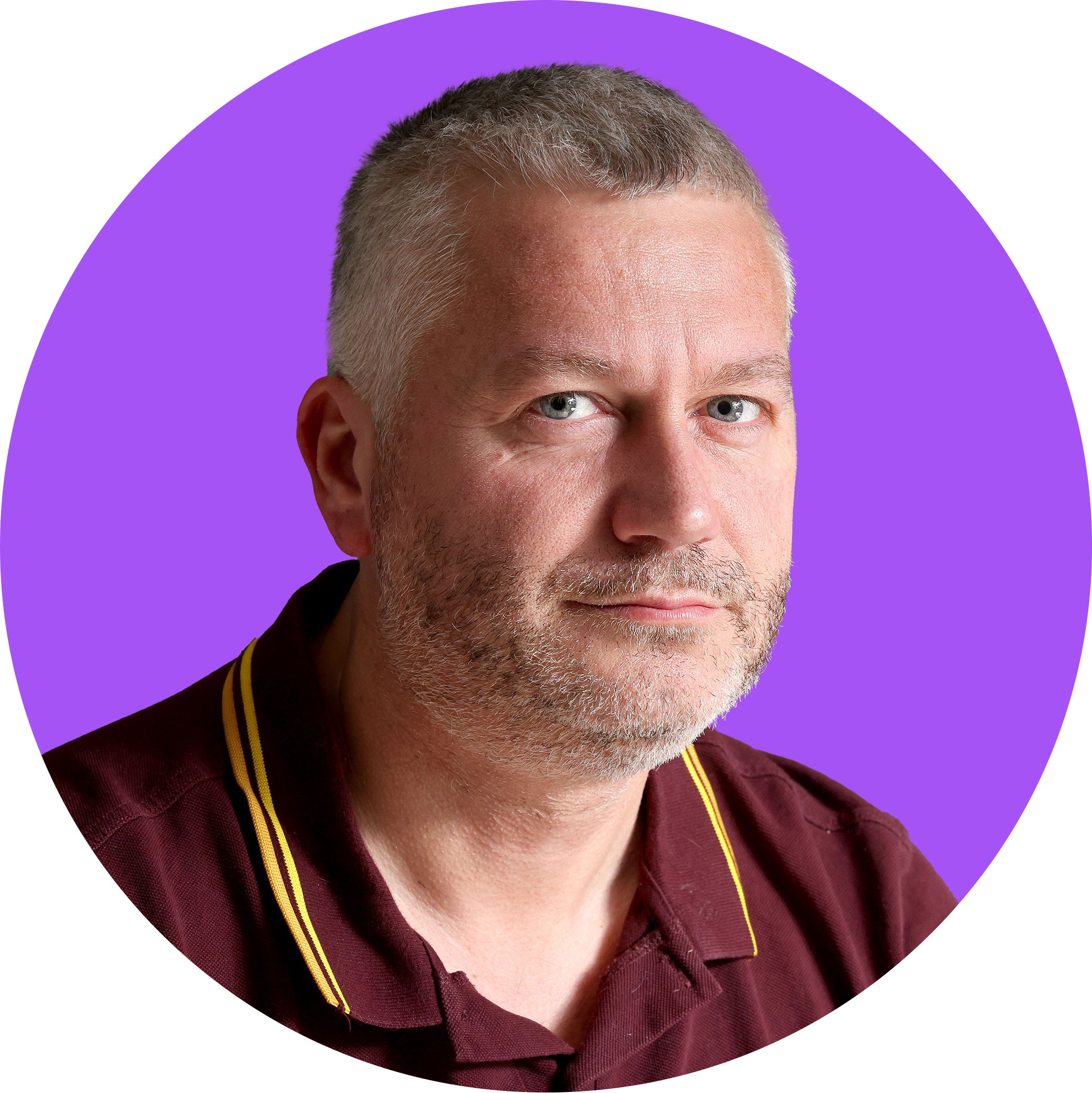 Jon circle purple