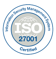 ISO 27001 certified