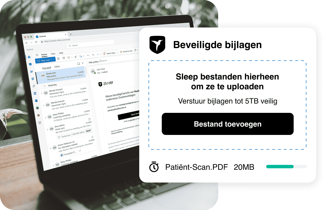 NL - ZVR24 - 11 - Features - Zero Knowledge Encryption - Protect any email or file